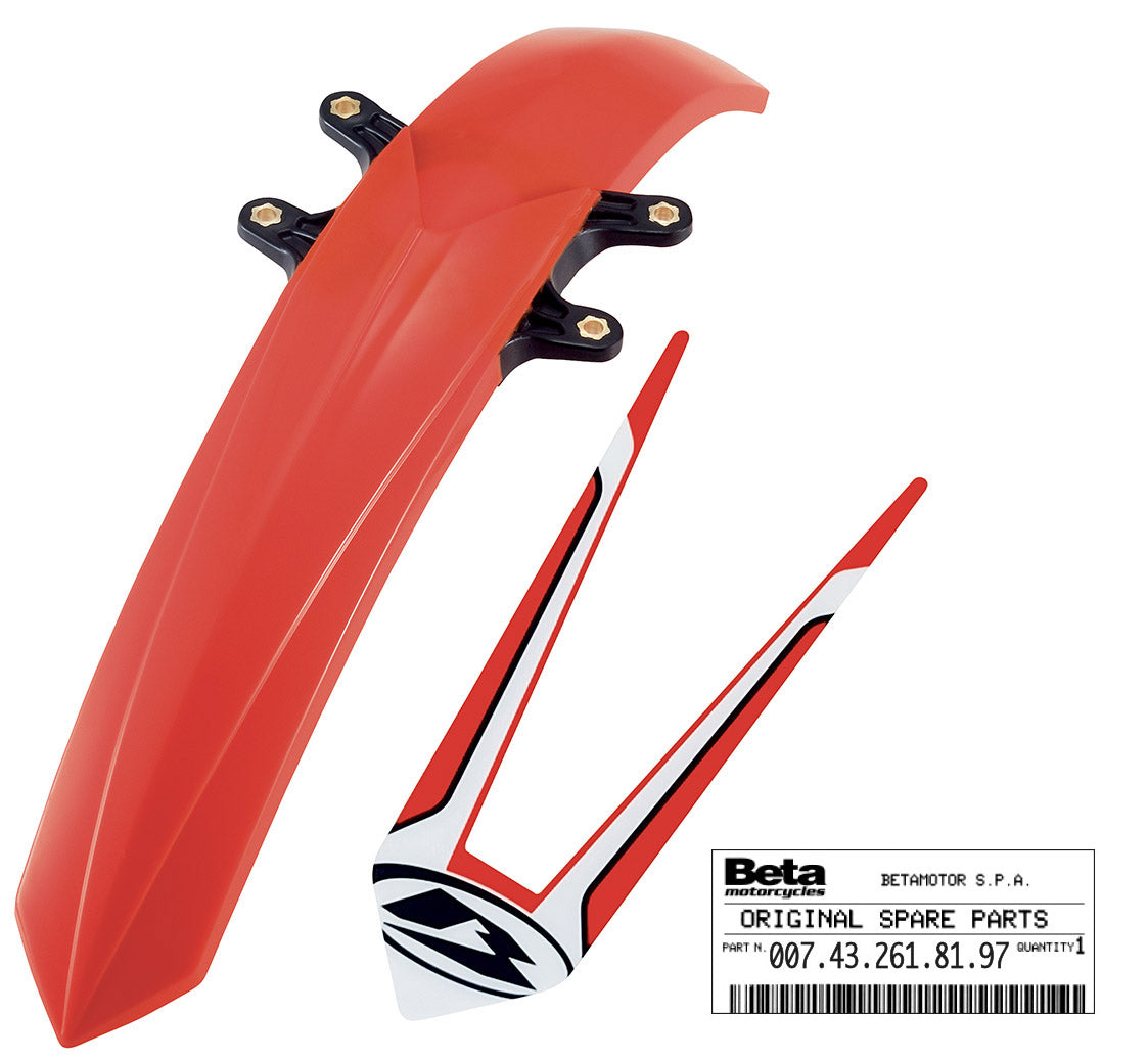 Parafango anteriore rosso Beta Evo 2T 2023 310200