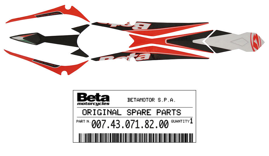 Adesivi parafango post. Beta Evo 2T 2019 310146