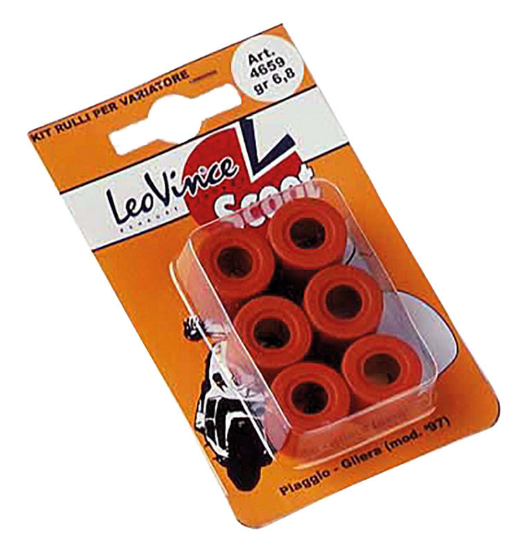 Kit 6 rulli Ø 19x15,5 gr. 8,7 LeoVince VESPA PRIMAVERA 50 SPRINT 50 4659P87