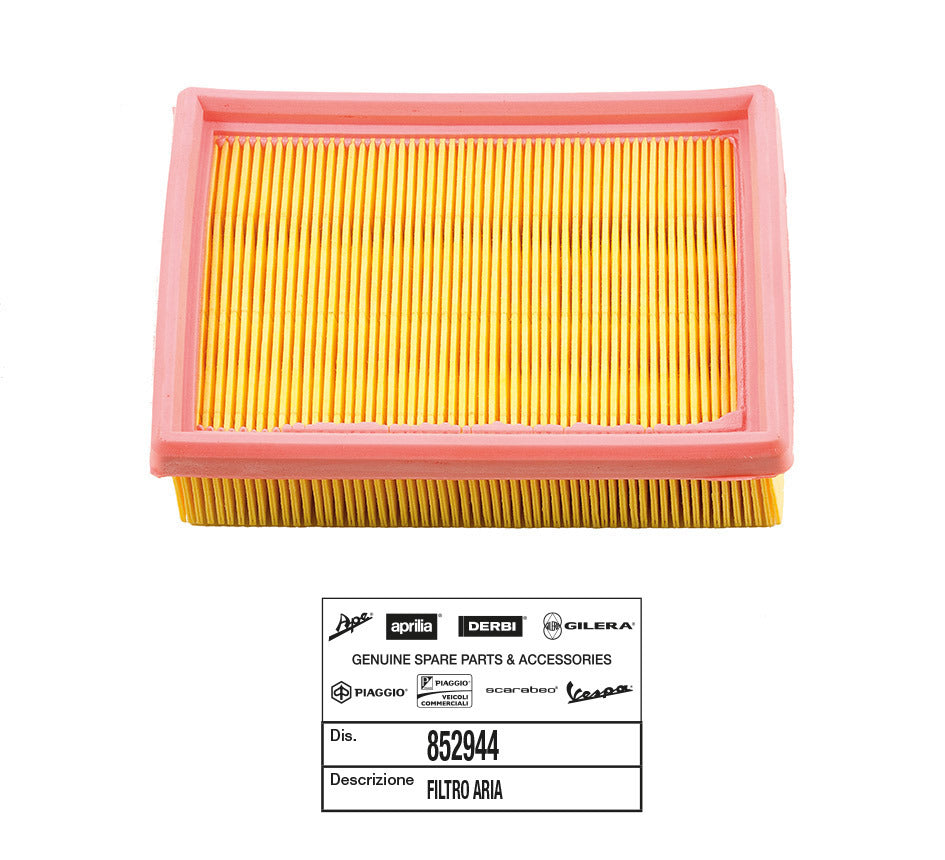 Filtro aria Gilera GP 800 Piaggio APRILIA SRV 850 2007-2015 852944