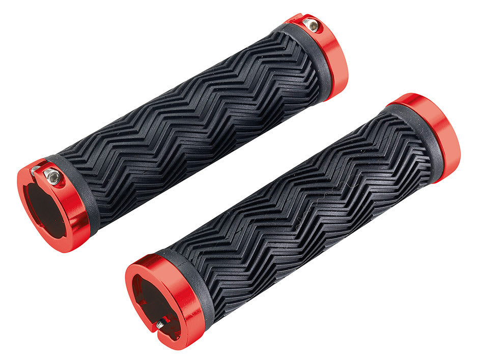 Cp. manopole ciclo Wave rosse Ø 22mm X4 700116
