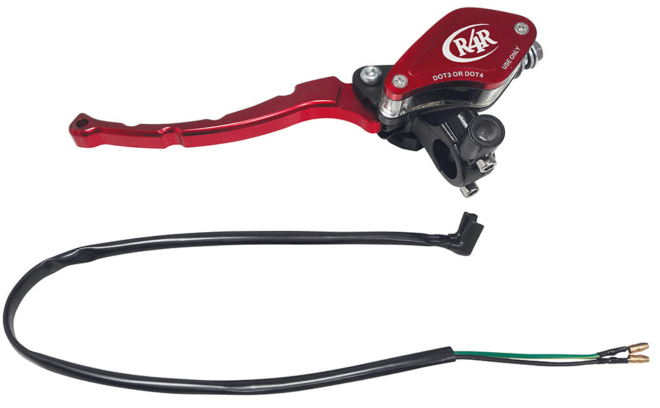 Pompa freno post. universale SX nero/rosso R4Racing 341140
