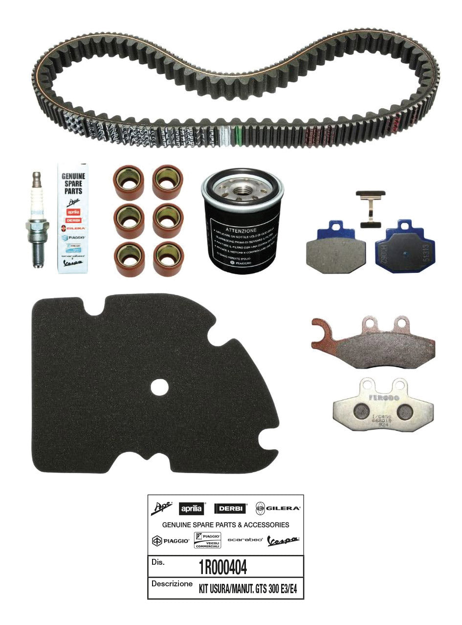 Kit revisione Vespa GTS 300 IE E3/E4 ('08/'18) Piaggio 2003-2018 1R000404