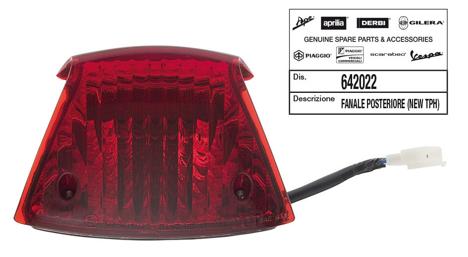 Faro post. Typhoon 50 2T ('10/'16) Piaggio APRILIA SR 50 SR 125 2010-2016 642022