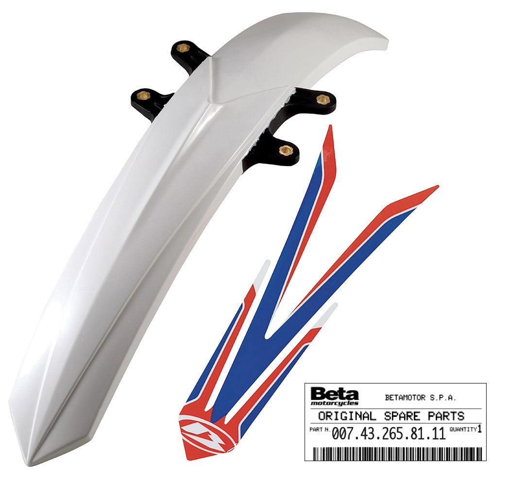 Parafango anteriore bianco Beta Evo 2T Factory 2023 310205