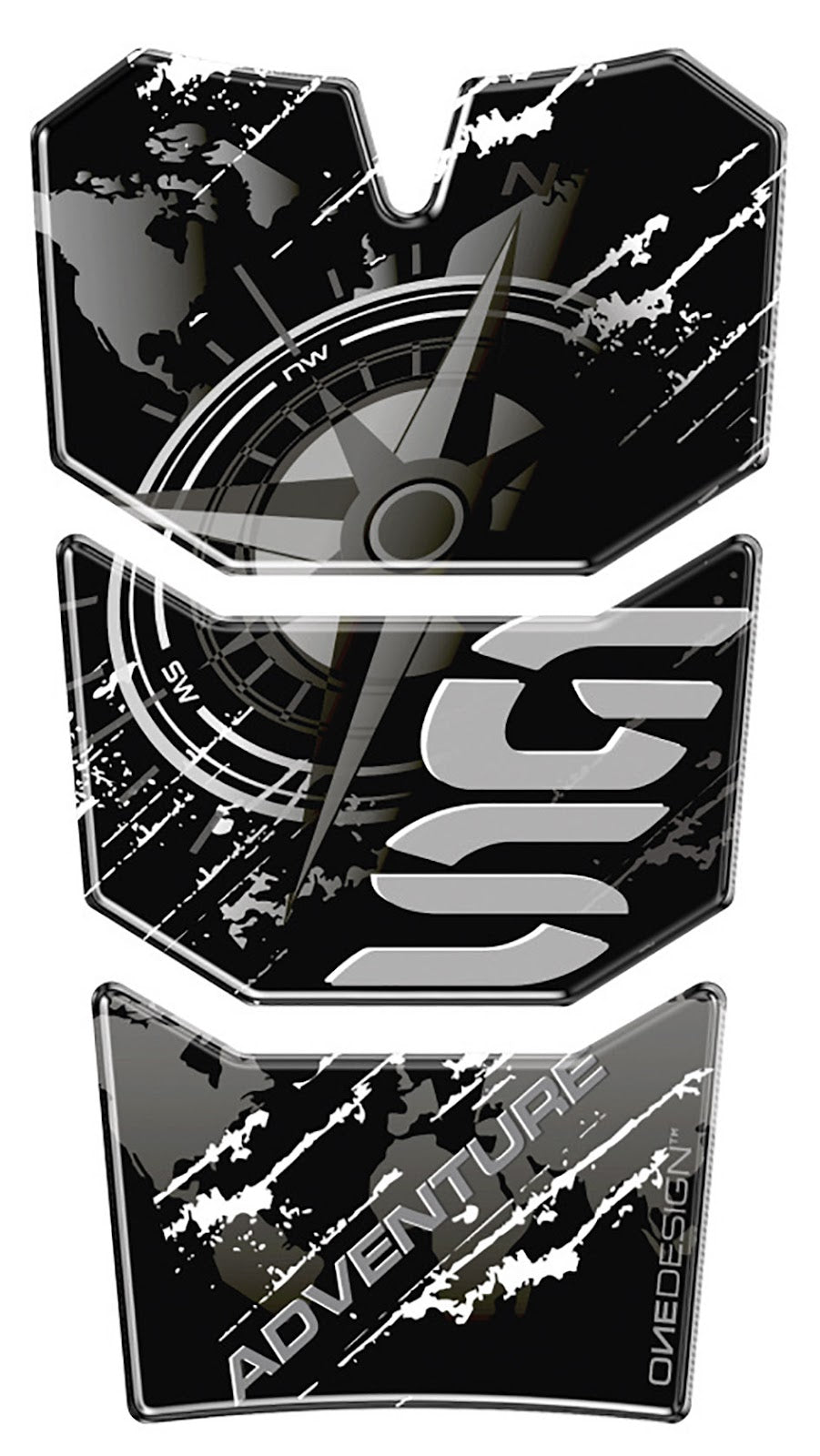 Protezione serbatoio BMW R1200 GS white T4Tune 050292
