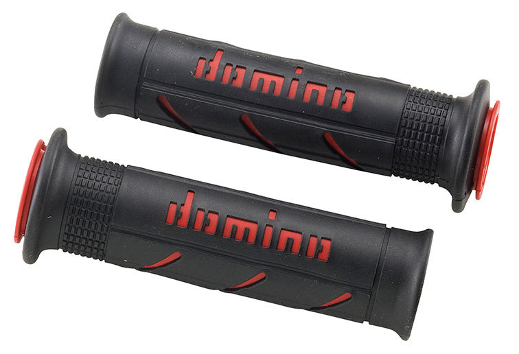 Manopole Domino XM2 Super Soft nero/rosso GRIPS 002
