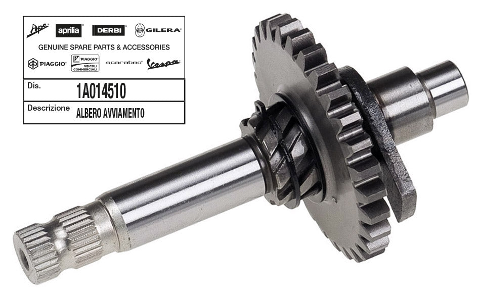 Albero messa in moto cpl. Derbi Senda Piaggio APRILIA BULTACO GILERA 1A014510