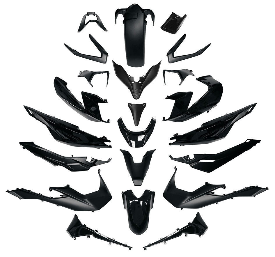 Kit carene nere Honda Forza 125/350 ('21/'22) (22 pz.) T4Tune FORZA 350 363660