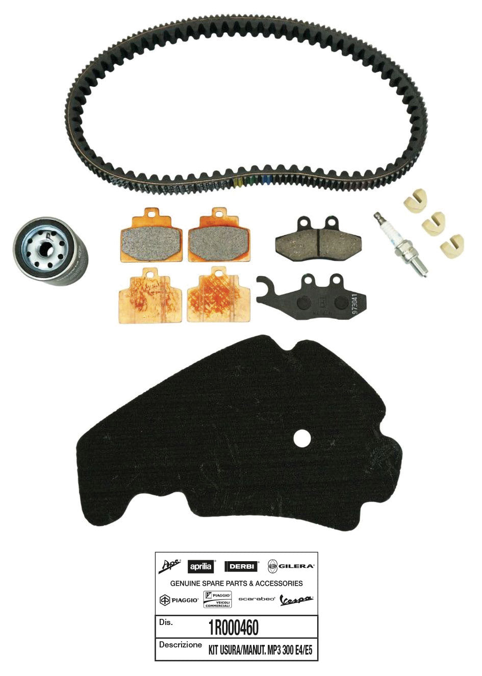 Kit revisione Piaggio MP3 300 HPE Sport E4/E5 ('19/'23) 2019-2023 1R000460