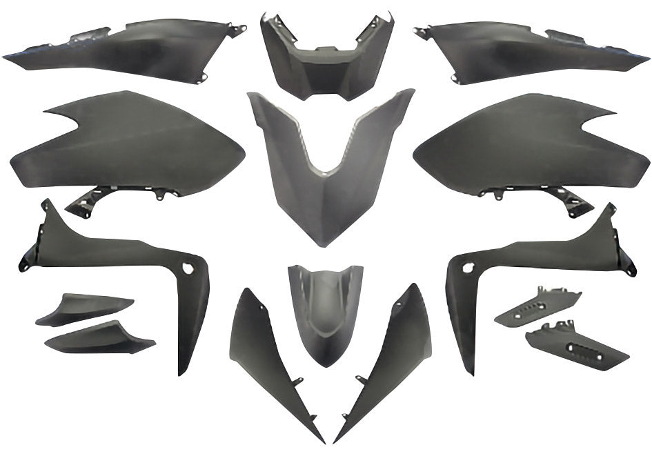 Kit carene nere mat T-Max 530 ('17/'19) (15 pz.) T4Tune YAMAHA 2017-2019 363151
