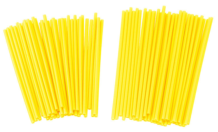 Kit 80 pz. copri raggi ant. + post. yellow fluo T4Tune 155051