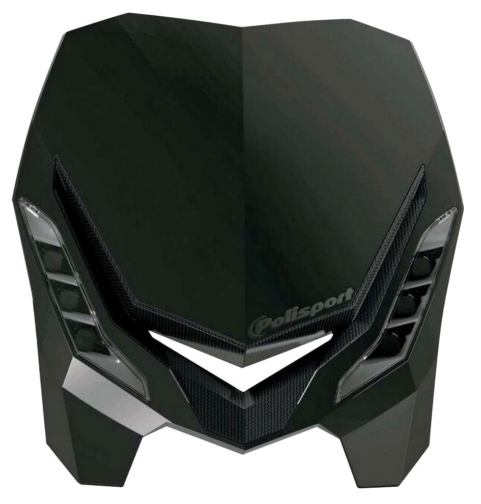 Maschera faro Polisport E-Blaze nera 400037