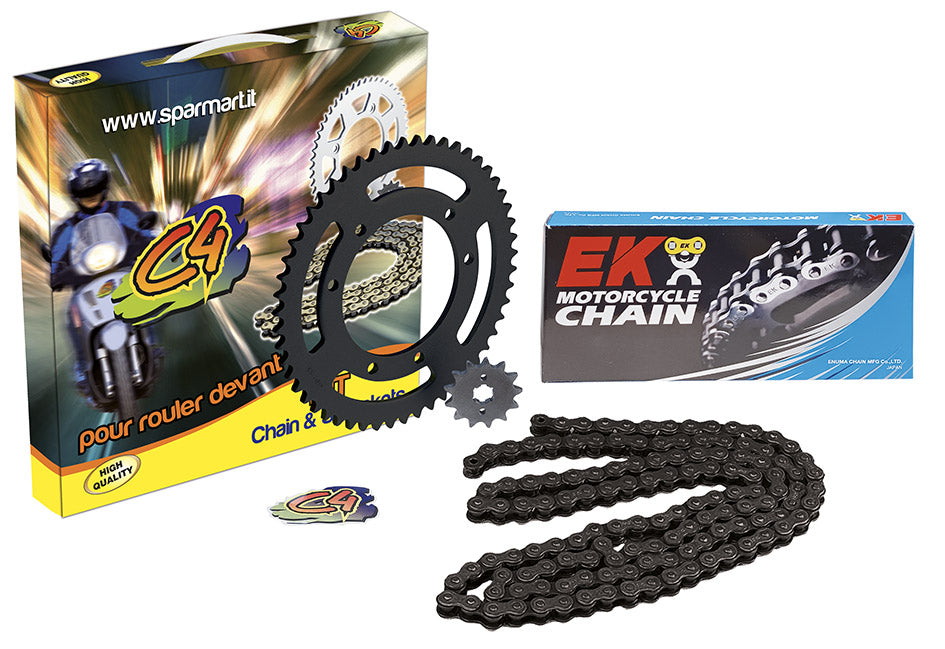 Kit catena Caballero Flat Track 125 4T E5 2021 Z=14/61 PBR FANTIC MOTOR EK 1016E