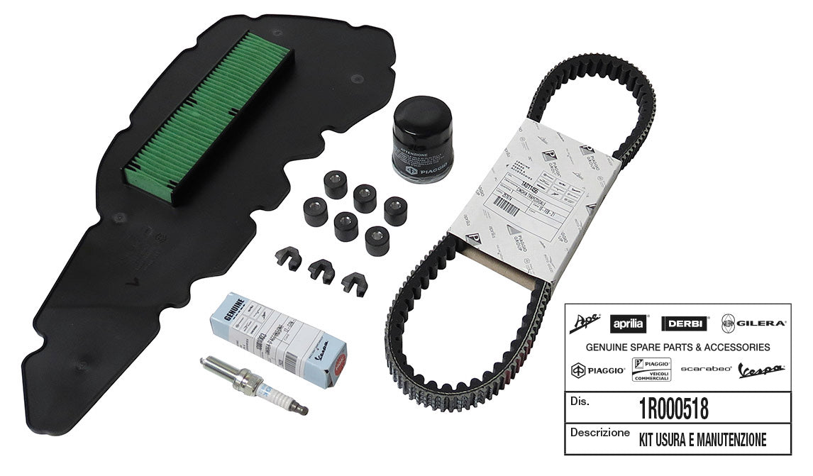 Kit revisione Piaggio Medley 125IE E4/E5 ('20/'24) 2020-2024 1R000518