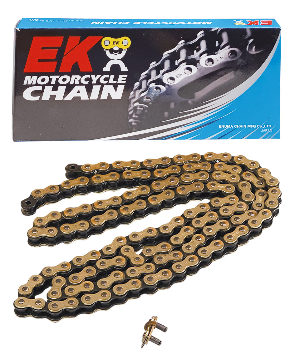 Catena EK 428 (1/2 X 5/16) 124 maglie EK Chains BENELLI YAMAHA 428 GSX 124