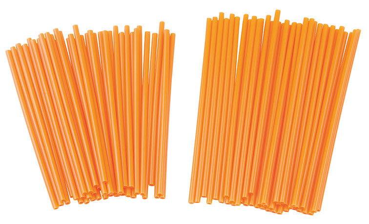 Kit 80 pz. copri raggi ant. + post. orange fluo T4Tune 155050