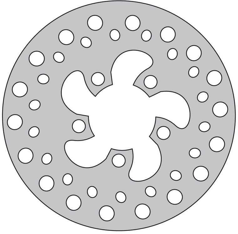 Disco freno ant. Ø 175 - 5 fori - Sp. 3,5mm NG FDB 061