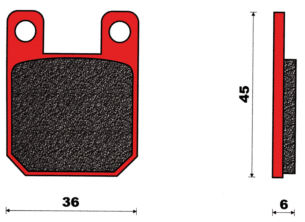 Cp. pastiglie freno Derbi, Pgt, Rieju T4Tune APRILIA BETA BULTACO CAGIVA 151001