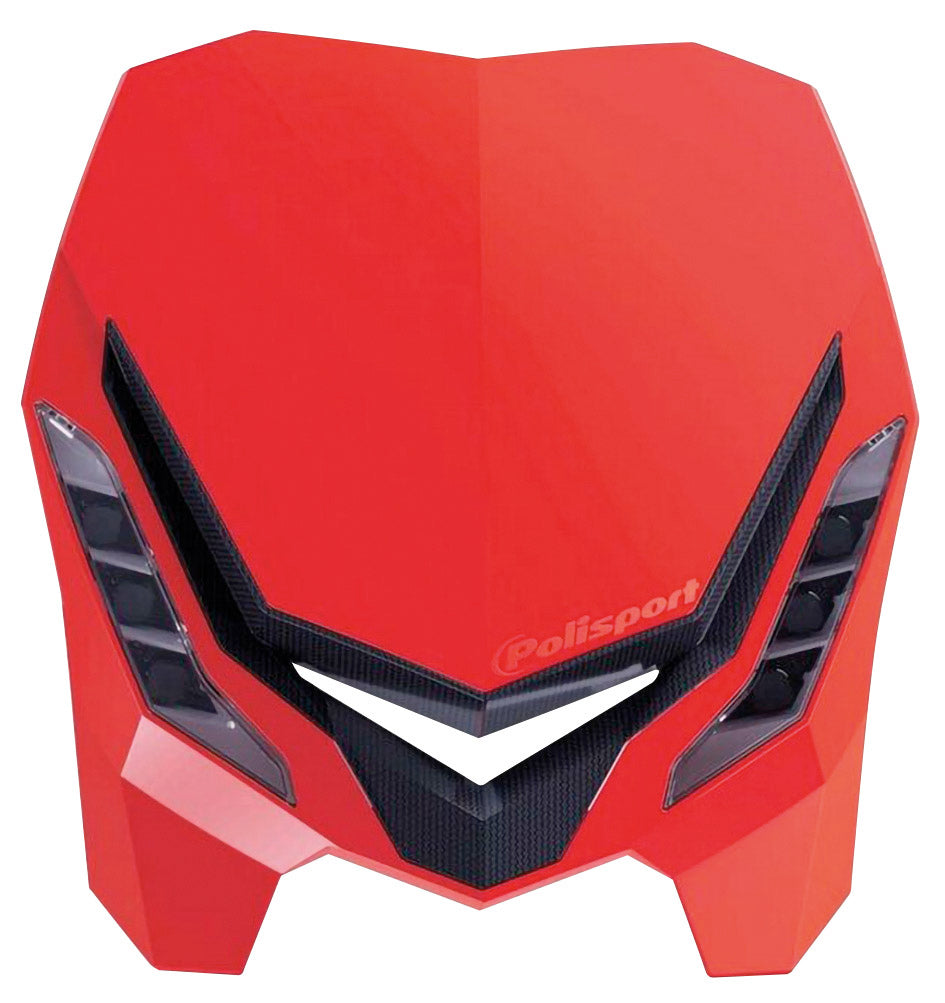 Maschera faro Polisport E-Blaze rossa 400039