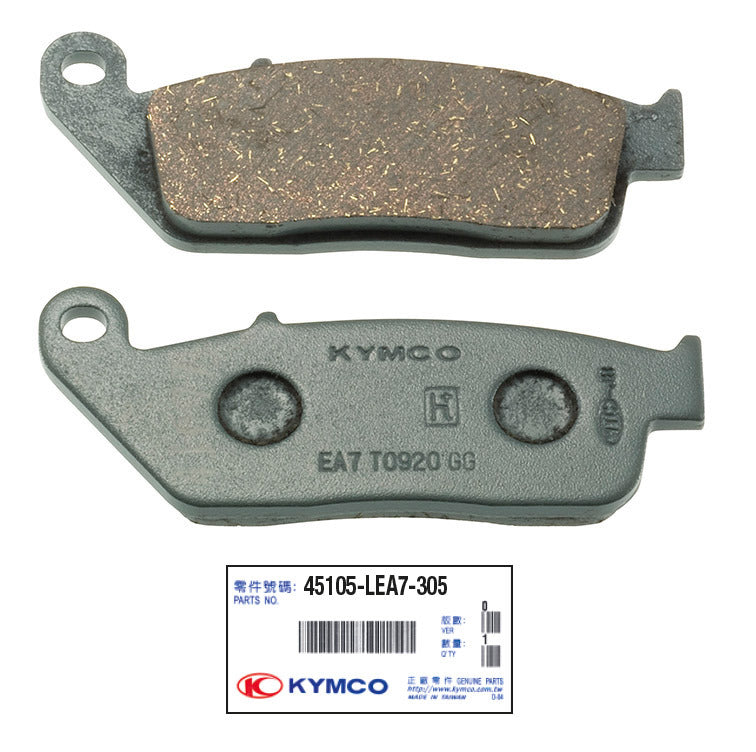 Cp. pastiglie freno Downtown, K-XCT 125 ant. Kymco DOWNTOWN 125 2009-2016 BP 141