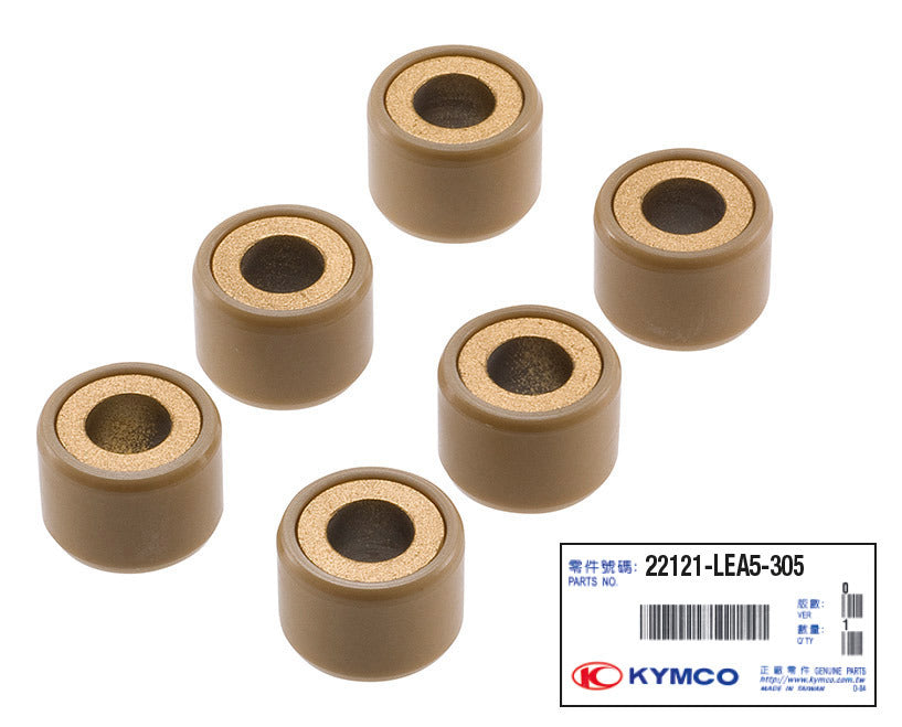 Rullini Ø 20x15 gr. 17,5 Honda, Kymco 125 BETA KEEWAY MALAGUTI PIAGGIO SYM 20175