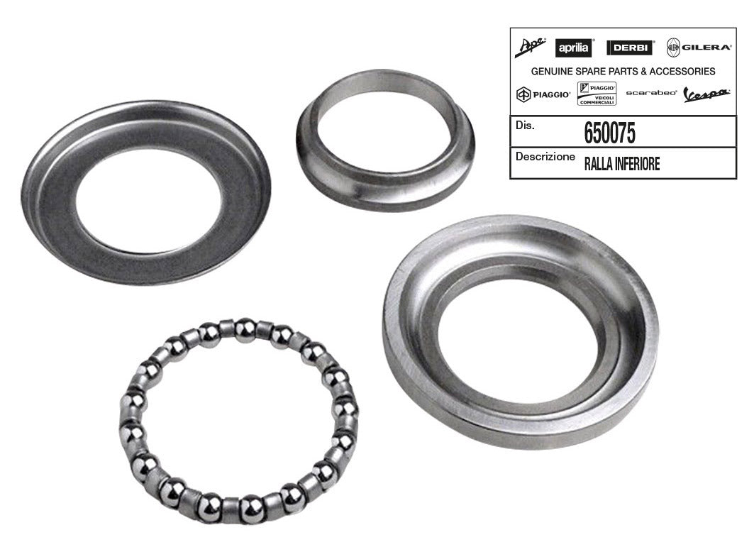 Ralla inferiore Piaggio 50/125/300/500 APRILIA DERBI GILERA VESPA SR 50 650075
