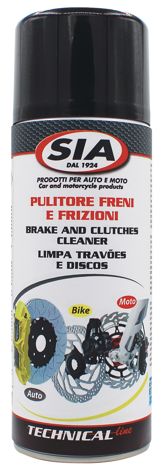 Pulitore dischi e pastiglie freni 400ml Sia 155020