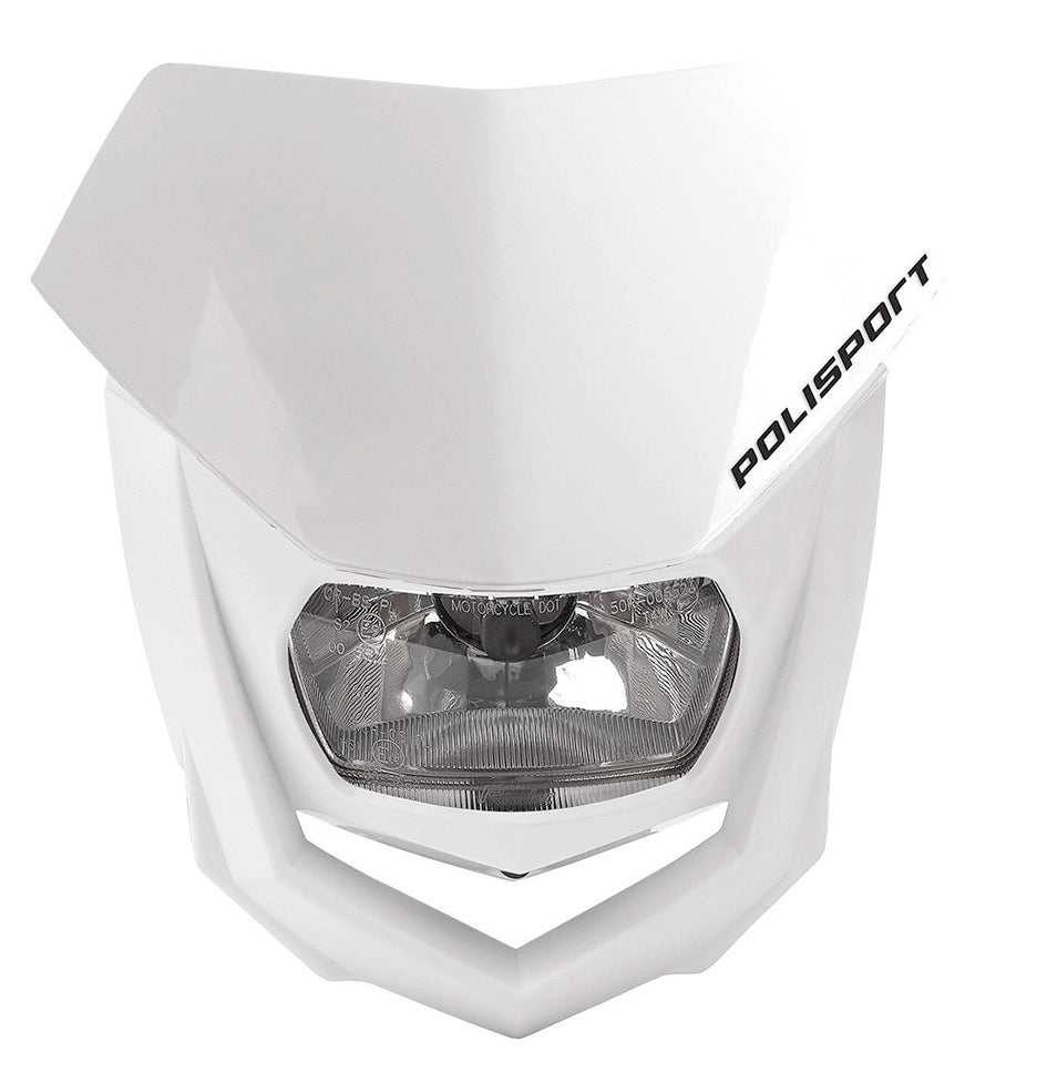 Maschera faro Polisport Halo bianca 400029