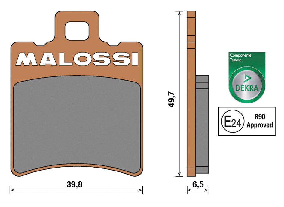 Cp. pastiglie MHR SYNT omologate Booster,Stunt,Buxy,Ovetto50 4T ant. 6215007BS