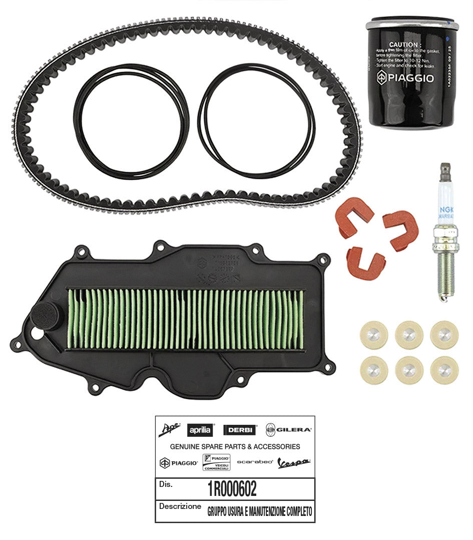 Kit revisione Vespa GTS 125 E5, E5+ ('22/'25) Piaggio 2022-2025 1R000602