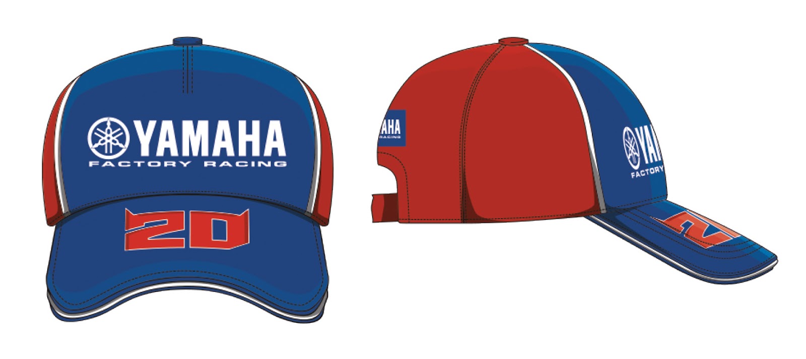 Baseball Cap bimbo Yamaha Dual FQ20 blu Pritelli 501238