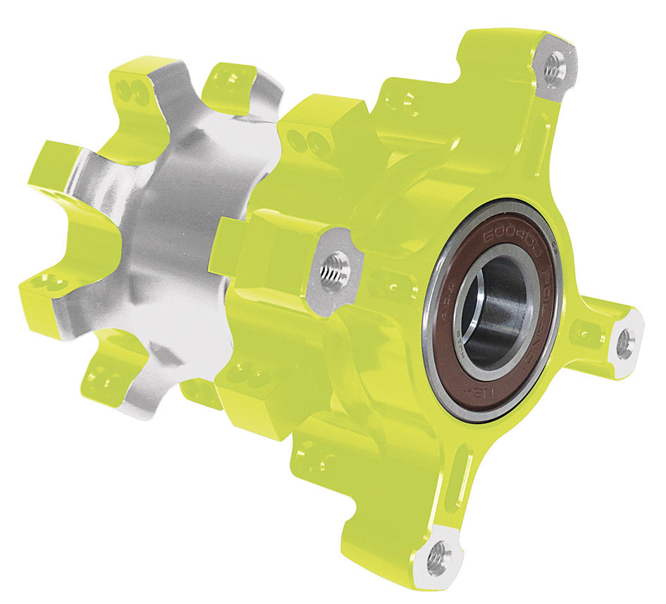 Mozzo ant. giallo fluo Sherco ST-F Factory 125/250/300 2023 Morad F.HUB 018