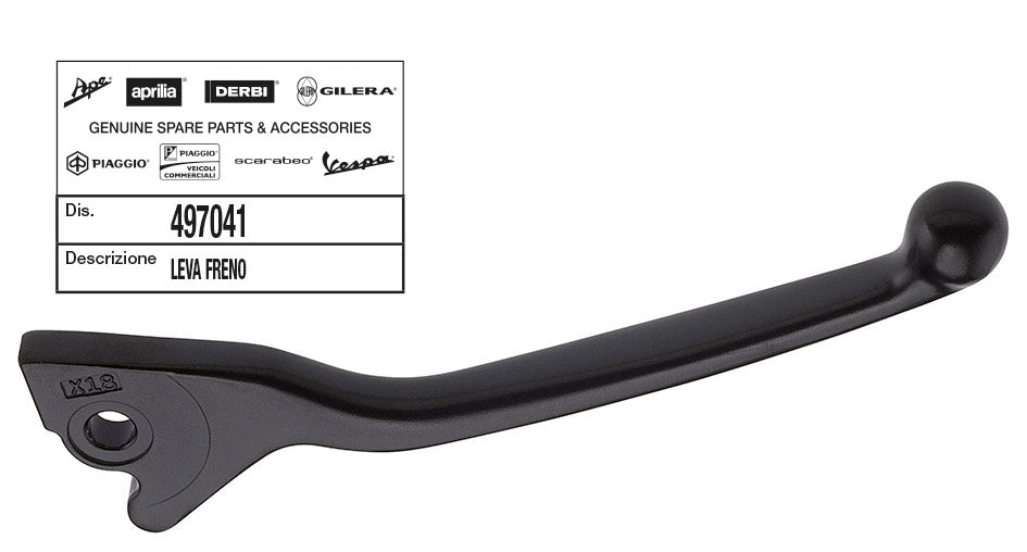 Leva freno Heng Tong DX Piaggio Typhoon, Zip 50 APRILIA DERBI GILERA 497041