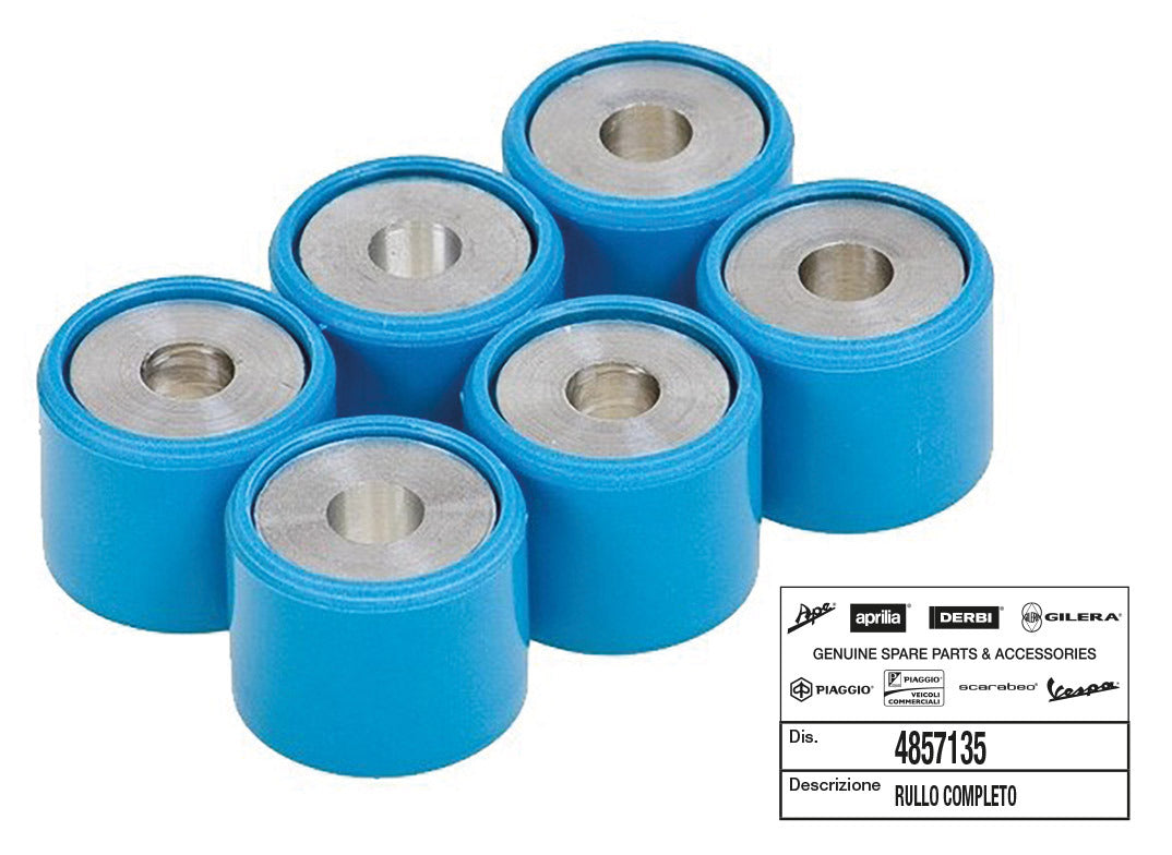 Massette Ø 21x17 gr.10,7 (6 pz.) Piaggio APRILIA DERBI GILERA ITALJET 4857135