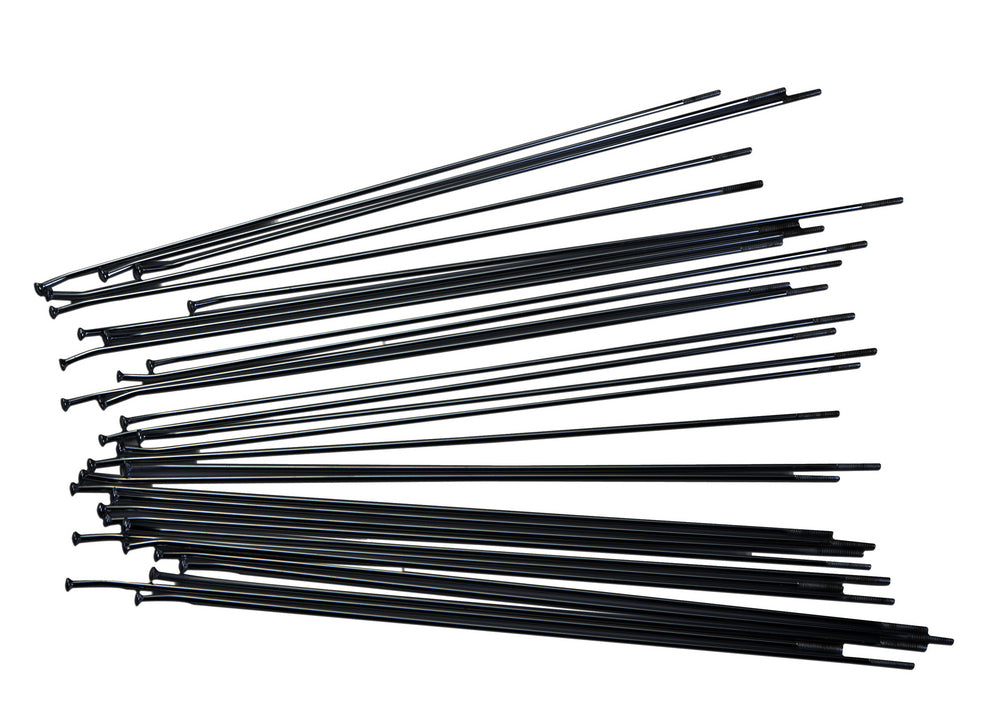 Kit raggi ant. (32 pz.) L.255x3,5 mm anodizzati neri Morad SPO 006