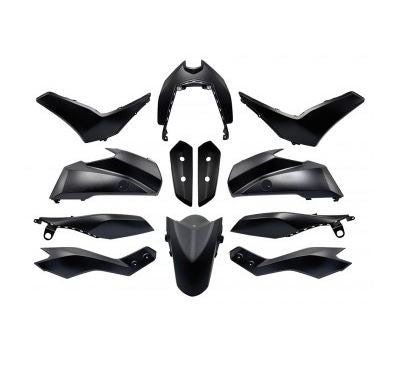 Kit completo di 12pz carene nero opaco per Yamaha N-Max 125 EU5+ (2025/2026) T4Tune 363576