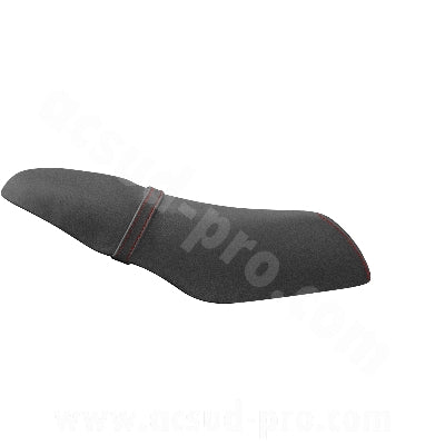 COPRISELLA / RIVESTIMENTO SELLA PIAGGIO ZIP 2T H2O NERO CON CUCITURE ROSSE  E TESSUTO ANTISCIVOLO