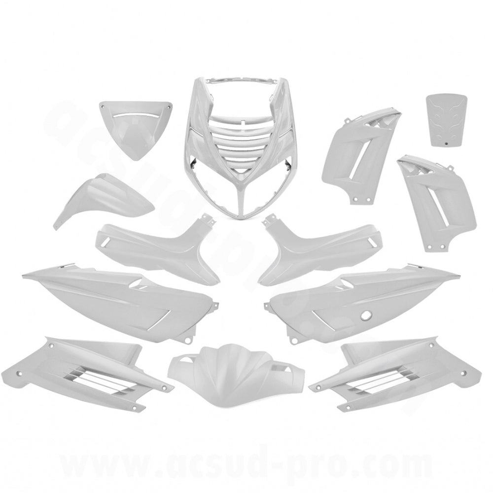 KIT CARENE COMPLETO CARENA SPEEDFIGHT 2 BIANCO LUCIDO VERNICIATO (13PZ) MADE IN TAIWAN NO CINA TNT TUNING Codice : 366882