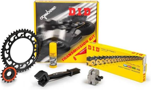 KIT TRASMISSIONE DID TRIUMPH TIGER SPORT 660 660 2021 - 2023 520-VX3 376397000 Rapportatura Originale