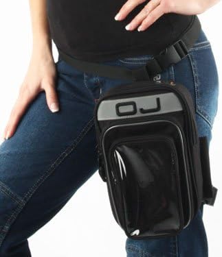 OJ MARSUPIO BORSA DA GAMBA TRACK NERO M069 PER MOTO E SCOOTER