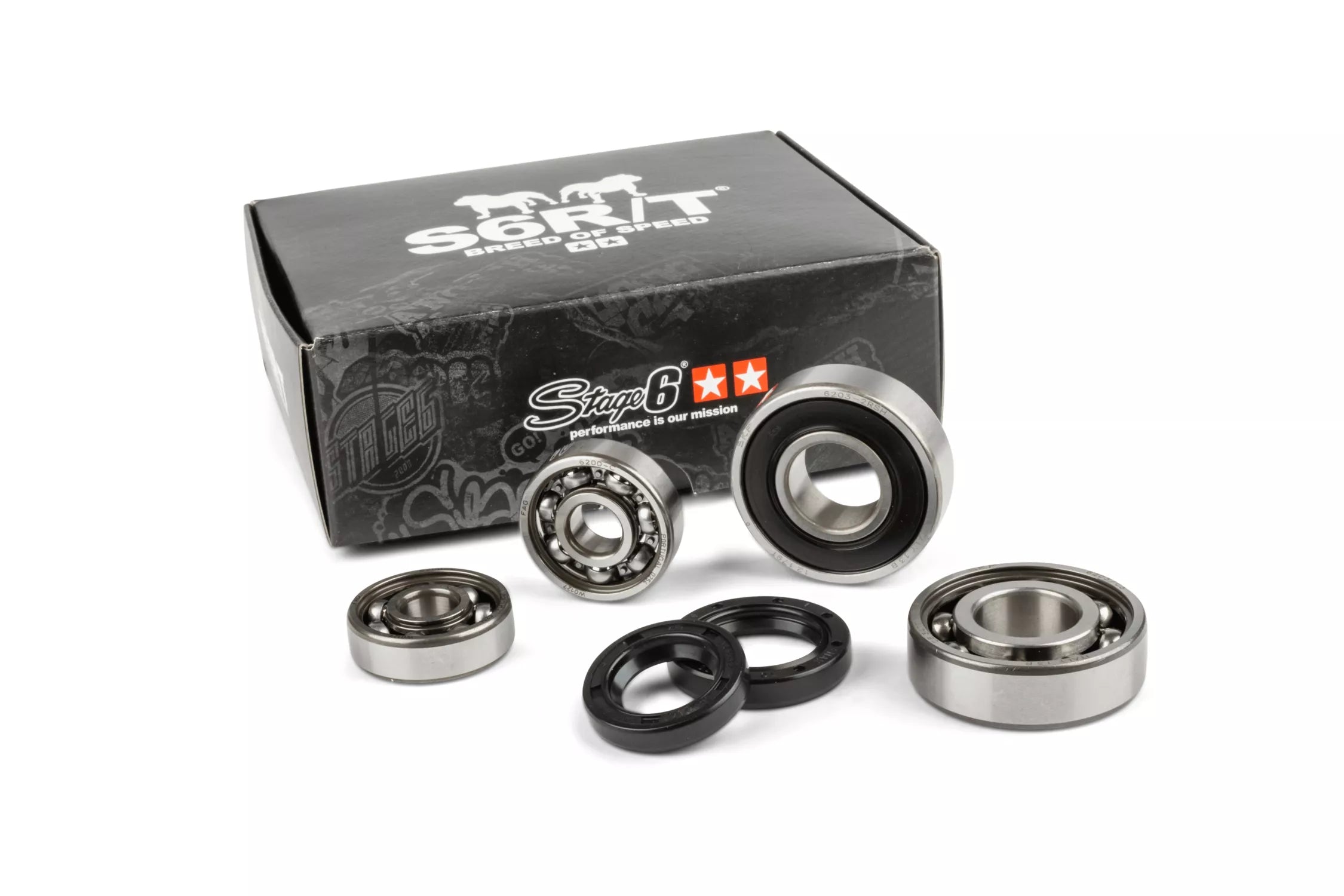 S6-2031660 Set cuscinetti cambio Stage6 HQ Minarelli Orizzontale e Verticale