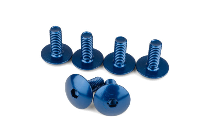 Viti Carena STR8 alluminio M6x15 blu (x6)