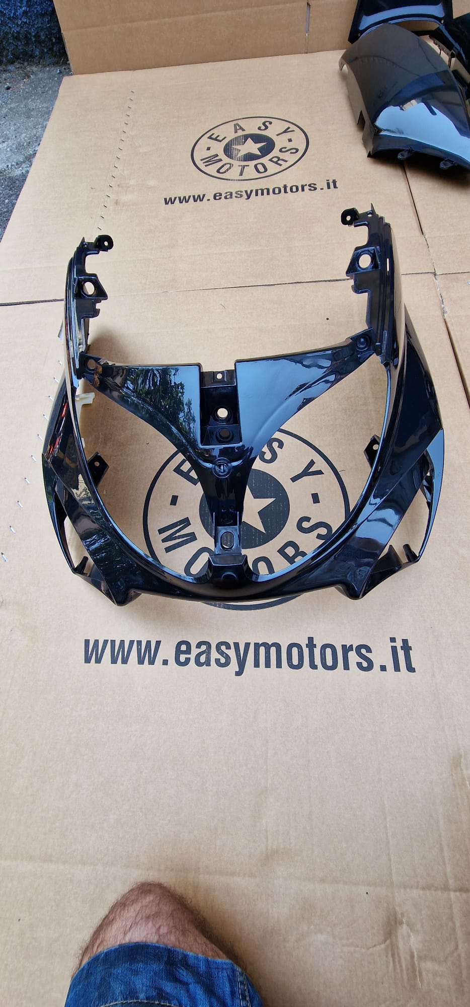KIT CARENE 12 PEZZI NERO LUCIDO VERSIONE SPORT YAMAHA TMAX T-MAX 500 2001-2007