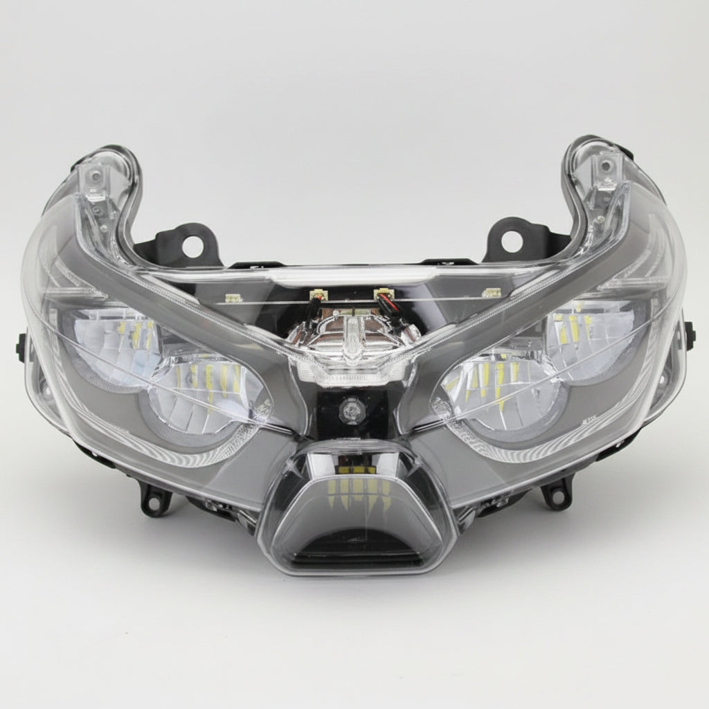 FARO FANALE ANTERIORE COMPLETO YAMAHA X-MAX 125-300-400 XMAX 2018> OMOLOGATO (OEM B74-H4300-00)