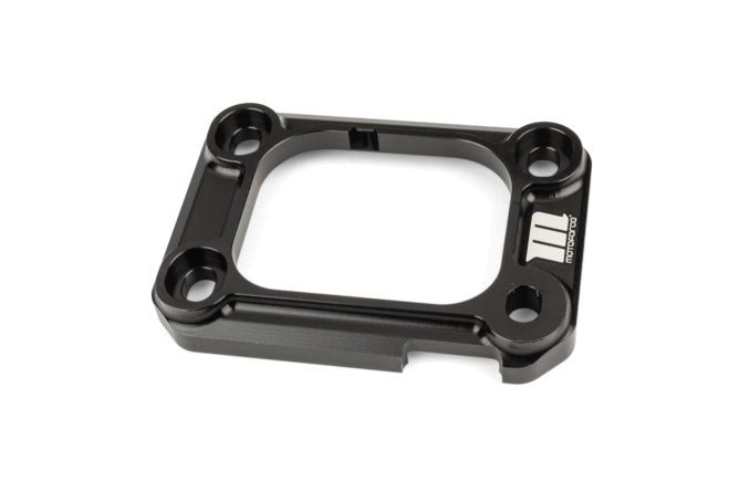 Collettore aspirazione con piastra Motoforce Racing AM6 / Derbi Nero