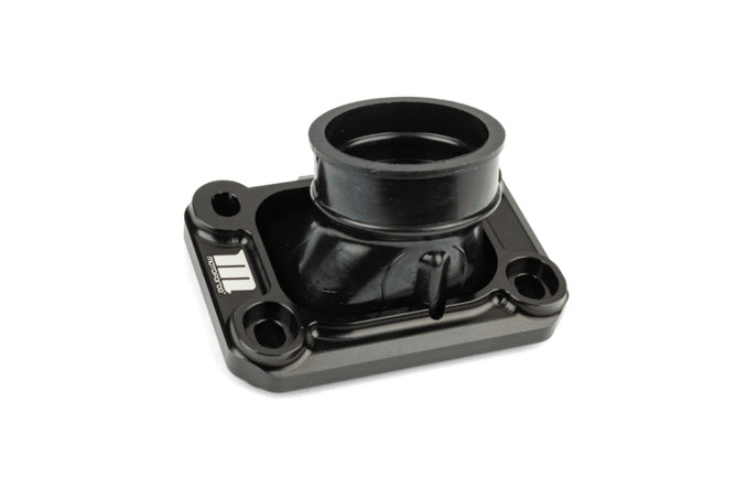 Collettore aspirazione con piastra Motoforce Racing AM6 / Derbi Nero