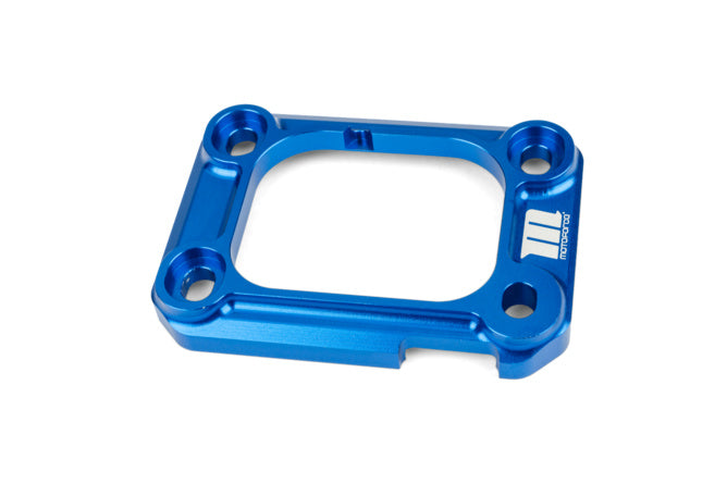 Collettore aspirazione con piastra Motoforce Racing AM6 / Derbi Blu