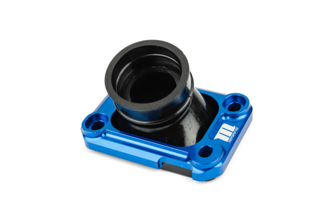 Collettore aspirazione con piastra Motoforce Racing AM6 / Derbi Blu