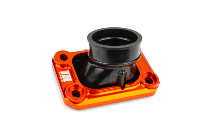 Collettore aspirazione con piastra Motoforce Racing AM6 / Derbi Arancione